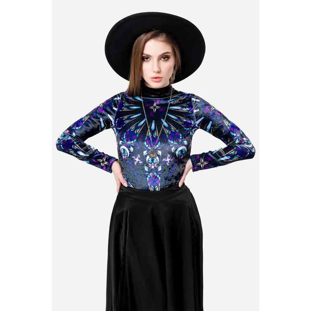 Restyle - Cathedral Rosette Body - Schwarz/Mehrfarben